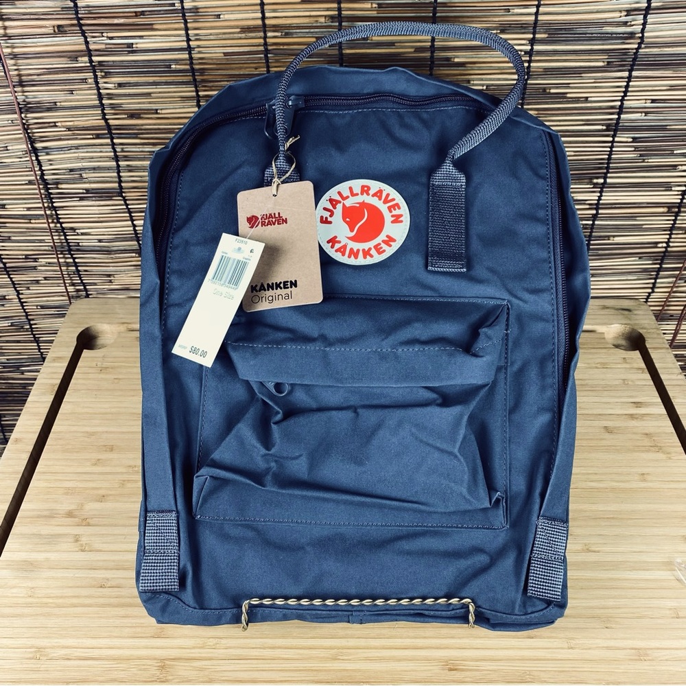 FjallRaven Graphite Kanken Backpack includes seat-pad NWT